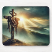 Tapis De Souris Croix Robuste Avec Couronne D'Épines (Devant)