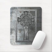 Tapis De Souris Croix usée en métal (Avec souris)