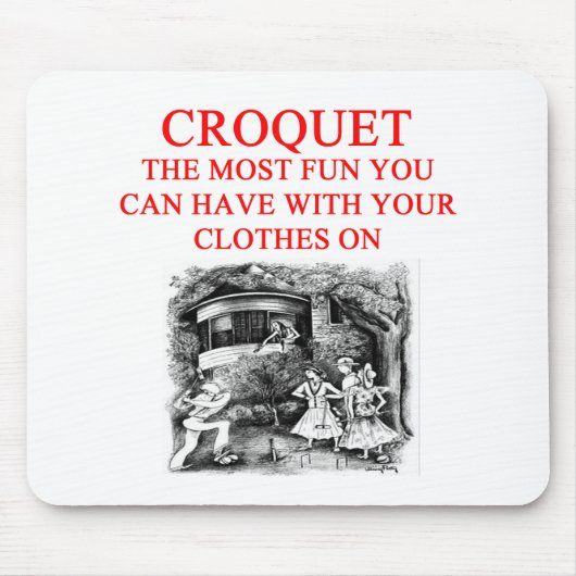 TAPIS DE SOURIS CROQUET (Devant)