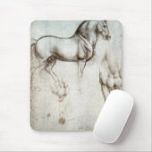 Tapis De Souris Croquis de cheval (Avec souris)