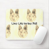 Tapis De Souris Croquis de chien (Avec souris)