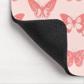 Tapis De Souris Croquis de papillon, rose corail (Coin)