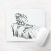 Tapis De Souris Croquis Mousepad de dragon (Avec souris)