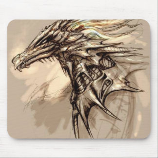 Tapis De Souris Croquis Mousepad de dragon