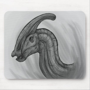 Tapis De Souris Croquis Parasaurolophus