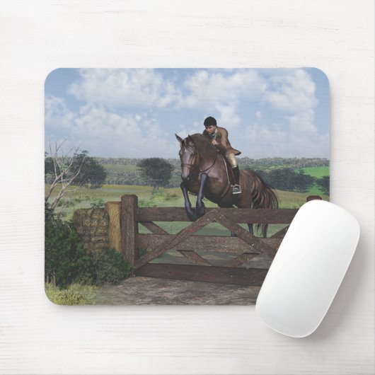 Tapis De Souris Cross Country - Chaudron Cheval Souris Pad (Avec souris)