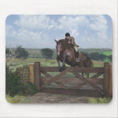Tapis De Souris Cross Country - Chaudron Cheval Souris Pad (Devant)