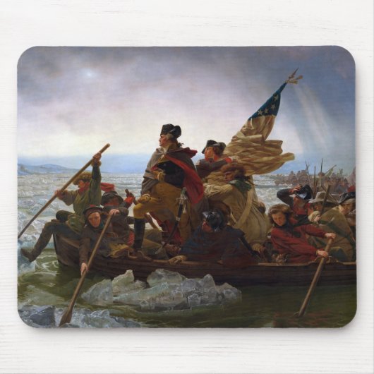 Tapis De Souris Crossing Delaware 1776 : Général George Washington (Devant)
