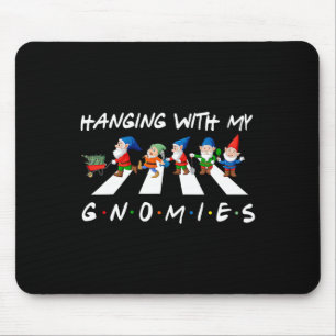 Tapis De Souris Crosswalk Fun Noël Accroché Avec Mes Gnomies Pour