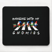 Tapis De Souris Crosswalk Fun Noël Accroché Avec Mes Gnomies Pour (Devant)