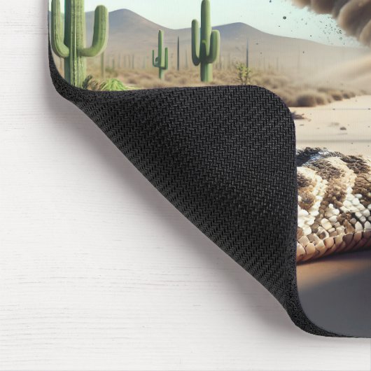 Tapis De Souris Crotale Avec Désert Dust Devil (Coin)