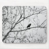 Tapis De Souris Crow dans un Birch Tree (Devant)