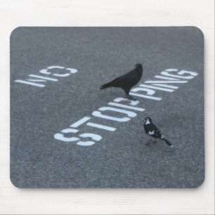 Tapis De Souris Crow et Magpie