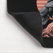 Tapis De Souris Crow Gothic Funny F-Caw-F Humor Classic Style (Coin)