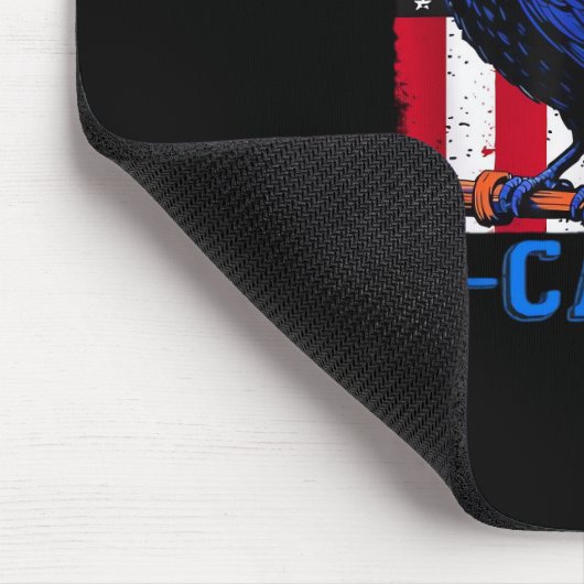 Tapis De Souris Crow Raven Funny F-Caw-F Minimal Clean (Coin)