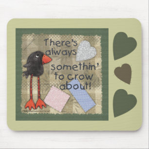 Tapis De Souris Crow-Somethin' à Crow