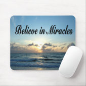 TAPIS DE SOURIS CROYEZ EN MIRACLES DE DIEU (Avec souris)