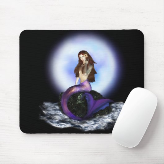 Tapis De Souris Croyez la sirène Mousepad (Avec souris)