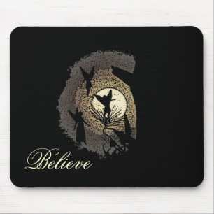 Tapis De Souris "Croyez" les fées dans le cadeau de Mousepad de