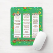 Tapis De Souris Cru de programme et d'affirmation de nettoyage (Avec souris)