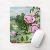 Tapis De Souris Cru floral (Avec souris)