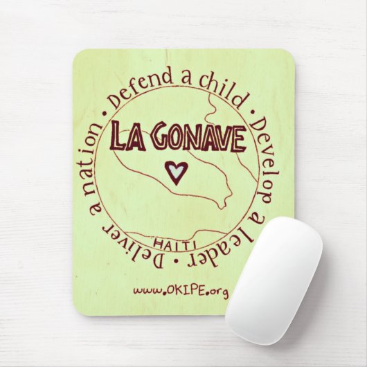 TAPIS DE SOURIS CRU VERT OKIPE MOUSEPAD (Avec souris)