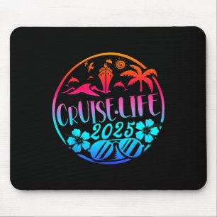 Tapis De Souris Cruise Life 2025 Famille de jumelage vacances G