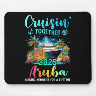 Tapis De Souris Cruisin' Together Aru 2025 Family Cruise Vacation 