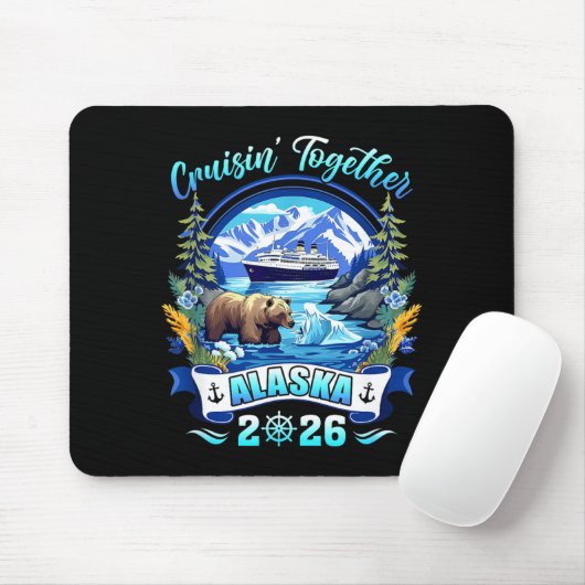 Tapis De Souris Cruisin Together Matching Family Friends Alaska Cr (Avec souris)