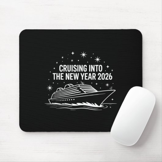 Tapis De Souris Cruising Into 2026 New Years Eve Family Matching H (Avec souris)