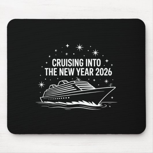 Tapis De Souris Cruising Into 2026 New Years Eve Family Matching H (Devant)