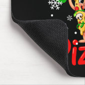 Tapis De Souris Crunches Then Zzas Xmas Santa Zza Weightlifting Gy (Coin)