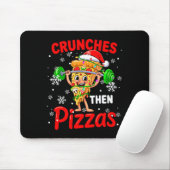 Tapis De Souris Crunches Then Zzas Xmas Santa Zza Weightlifting Gy (Avec souris)