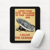 Tapis De Souris Crush The Germans (Avec souris)
