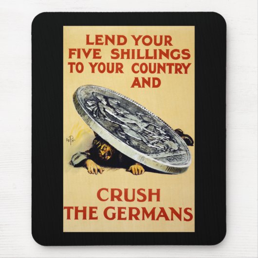 Tapis De Souris Crush The Germans (Devant)
