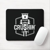 Tapis De Souris Crushin' It Nutcracker Nuque Noël Joyeux Noël P (Avec souris)