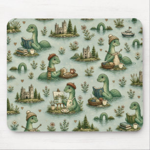 Tapis De Souris Cryptides confortables Nessie Monstre du Loch Ness