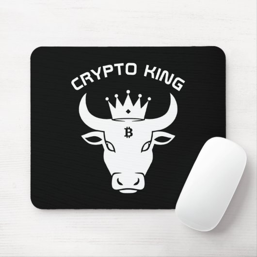 Tapis De Souris Crypto King (Avec souris)