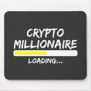 Tapis De Souris Crypto Millionaire Chargement Bitcoin