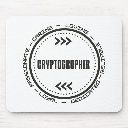 Tapis De Souris Cryptographe Extraordinaire (Devant)