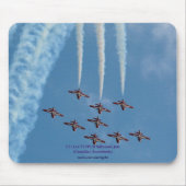 Tapis De Souris CT-114 Tutor Snowbirds Jets subsoniques Mousepad (Devant)