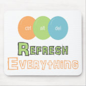 Tapis De Souris CTRL alt del Refresh Everything (Devant)