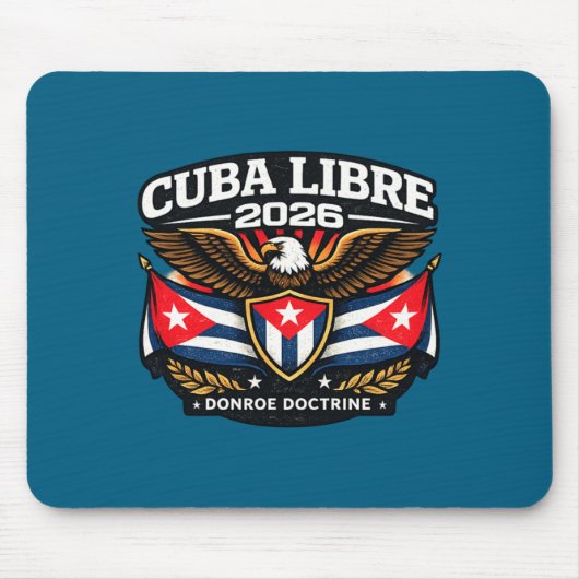Tapis De Souris Cuba Cuba Libre Doctrine Monroe Conception (Devant)