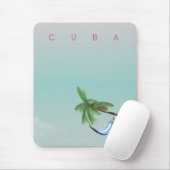 Tapis De Souris Cuba Hammock Impression de vacances de style vinta (Avec souris)
