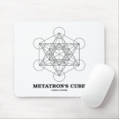 Tapis De Souris Cube de Metatron (Géométrie Sacrée) (Avec souris)