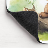 Tapis De Souris Cube d'ours Brown dans le journal (Coin)