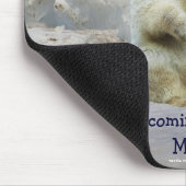Tapis De Souris Cube Ours Polaire & Glace Arctique Drôle Mousepad (Coin)