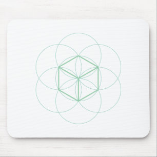 Tapis De Souris Cube Sacré Géométrie Plaque de la souris - Hexaèdr