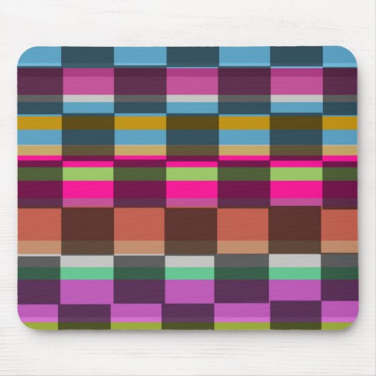 Tapis De Souris Cubes colorés (Devant)
