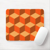 Tapis De Souris Cubes orange (Avec souris)